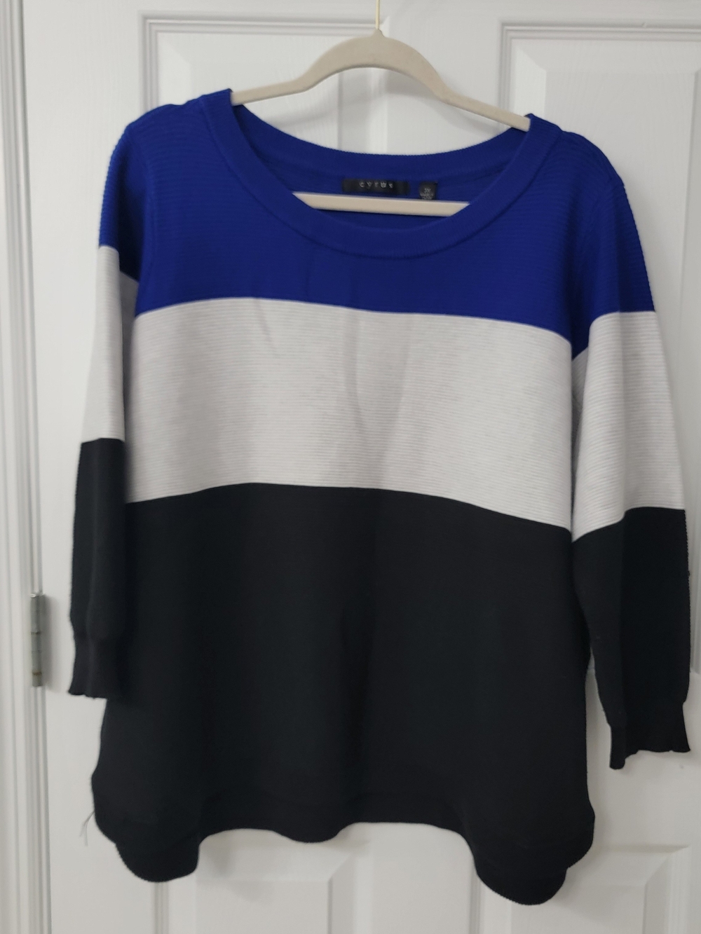 Cyrus Colorblock Boatneck Top